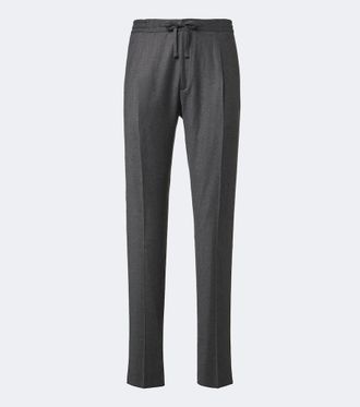 Lardini Wool and cashmere slim pants