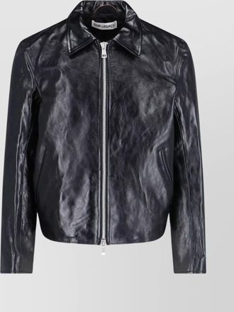 Our Legacy Mini leather zipped jacket
