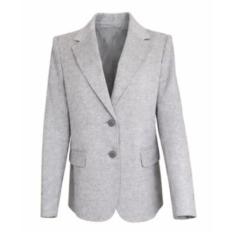 Max Mara Folgore Blazer - Dames - Jassen - Grijs - Maat: M Zijde