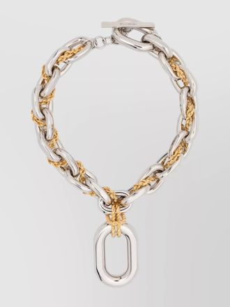Paco Rabanne aluminium chain necklace