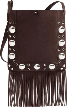 Valentino Garavani Brown Nellcotte Large Shoulder Bag