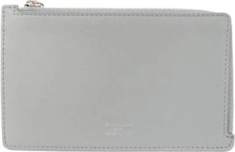 Balenciaga Pre-owned Envelope Long Coin&Card Holder calf card case - Dames - Vintage Accessoires - Grijs - ONE Size - Leer - Vintage