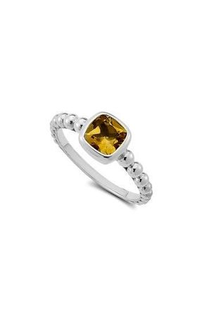 Samuel B. Square Cut Bubble Band Ring in Yellow at Nordstrom Rack, Size 7