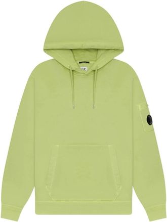 C.P. Company Stijlvolle Sweatshirt voor Mannen - Heren - Hoodies - Groen - S - Katoen - Hoodies & sweatvesten