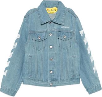 Off-white Printed Denim Jacket