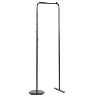 Beliani Perchero De Metal Negro 175 X 50 Cm Independiente Para Chaquetas Accesorios Pasillo Benton