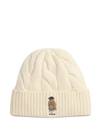 Polo Ralph Lauren cable-knit beanie - Neutrals
