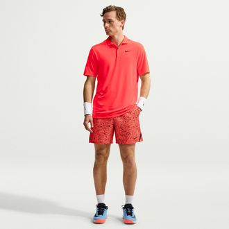 Nike Mens Court Victory Dri-FIT 7 Shorts in Red | IB1080-635