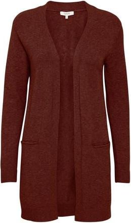 b.young Nonina Longline Cardigan in Hot Chocolate Brown at Nordstrom Rack, Size Xx-Large