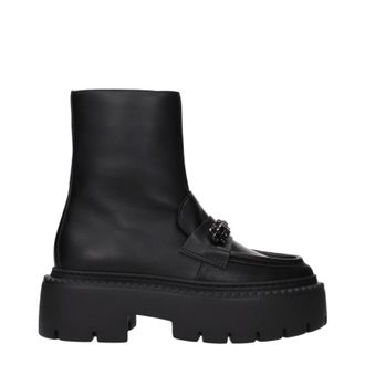 Jimmy Choo London Bryer Damens Stiefeletten aus schwarzem Leder