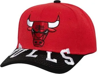 Mitchell & Ness Mens Mitchell & Ness Red/Black Chicago Bulls Underarch Two-Tone Pro Crown Snapback Hat at Nordstrom