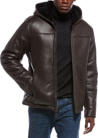 Vince Shearling Hooded Jacket