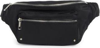 Madden Girl Woven Fanny Pack in Black at Nordstrom Rack