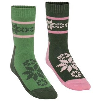 Kari Traa Rusa Sock 2-Pack Wintersocken f&uuml;r Damen | gr&uuml;n