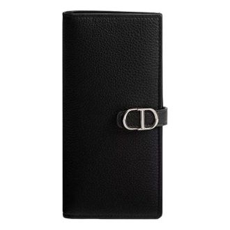 Dior 26 Normandie Long Bifold Wallet Black 2LLBC344MAL-H00N