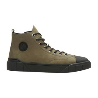 Estro & Luminara High-Top Winter Trainers - male - Estro - Sneakers - Green - 7 UK - Shoes