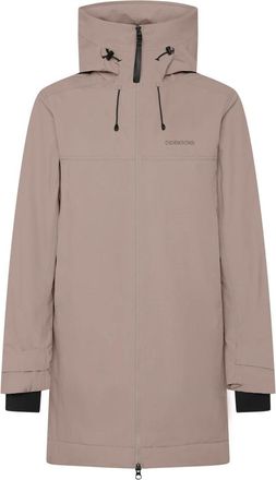 Didriksons 1913 Eris Parka - Dames - Mantels - Bruin - Maat: L Leer
