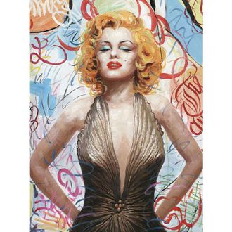 HERDASA Cuadro Marilyn C&oacute;mic 70x100 Cm