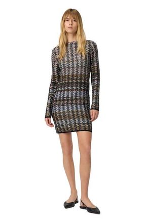 Missoni Mini Dress With Chevron And Stripe Pattern in Multicoloured at Nordstrom, Size 42 It