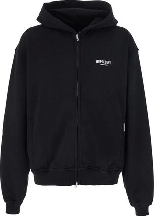 Represent Zip-throughs, male, Black, XL, Owners Club Zip Up Sweatshirt