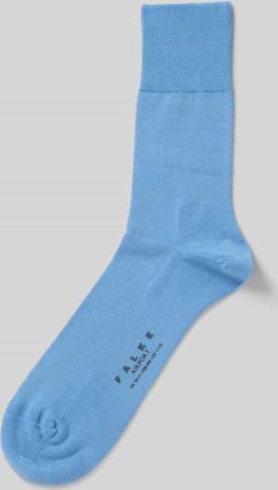 Falke Socken mit geripptem Abschluss in Blau, Größe 41/42