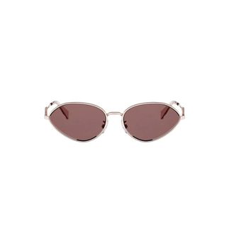 Celine Celine - Triomphe Wire - Dames - Accessoires - Geel - Maat: 58 MM Polyamide