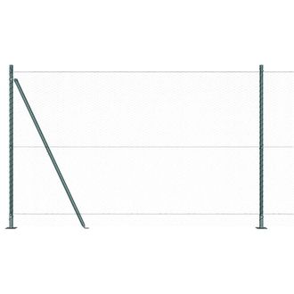 Berkfield Home Hexagon Fence Green 1.6x10 m Steel