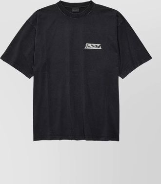 Balenciaga medium fit t shirt crew neck