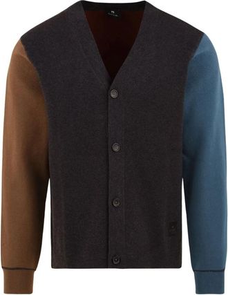 Paul Smith Cardigan - Heren - Vesten - Veelkleurig - L - Katoen - Truien & Vesten