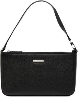 Burberry Pre-owned Shoulder Bags, female, Black, Size: ONE SIZE Pre-owned Shoulder Bag