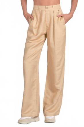 Elan Meadow Straight Leg Pants In Khaki