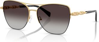 Michael Kors Dorado Beach Grey Gradient Cat Eye Ladies Sunglasses MK1163 18968G 57