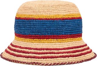 Paco Rabanne Raffia Bucket Hat - Dames - Hoeden - Veelkleurig - ONE Size - Accessoires