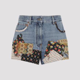 Valentino patchworkbroek