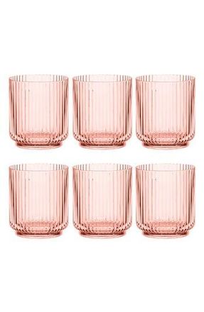 TarHong Mesa Set of 6 15-Ounce Drinking Glasses in Pink at Nordstrom Rack