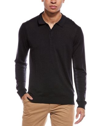 John Varvatos Gustave Magic Wash Wool-Blend Sweater