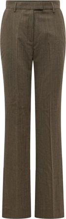 Ganni Mujer, Pantalones, Marr&oacute;n, Talla: S