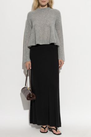 Lisa Yang Cashmere Skirt Adrienne, Womens, Black