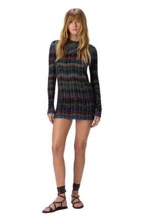Missoni Crew Neck Sweater With Wave Pattern in Multicoloured at Nordstrom, Size 42 It
