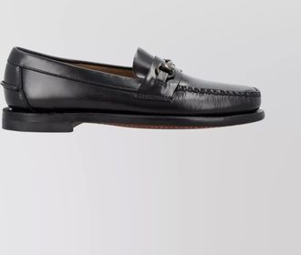 Sebago lace-up leather shoes metal hardware