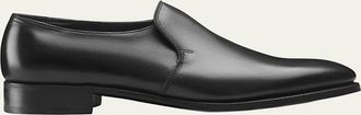 John Lobb Mens Edward Leather Loafers