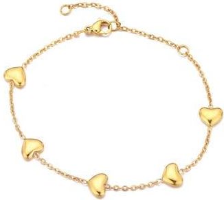 Adornia Polished Heart Station Bracelet in Gold at Nordstrom Rack