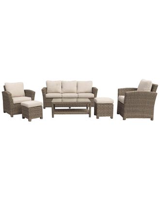 Courtyard Casual Capri 6 Pc Sofa Set