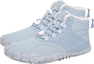 Generic Snow Boots for Women, Barefoot Shoes for Women, Waterproof Bread Shoes for Women, Non-Slip Winter Shoes, Hiking Shoes, Short Ankle Boots, Waterproof, 