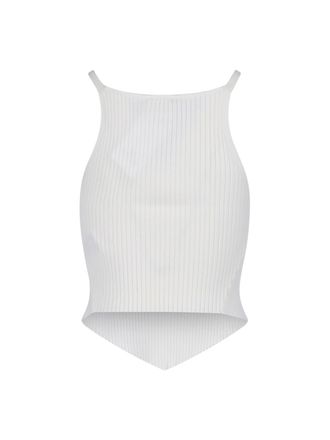 Courr&egrave;ges Womens Top White Viscose