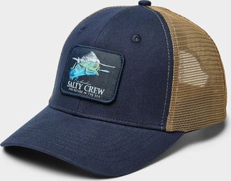 Salty Crew Mens Mahi-mahi emblem trucker cap