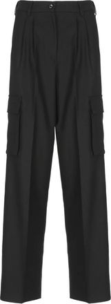 Herno Mujer, Pantalones, Negro, Talla: S