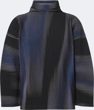 Homme Pliss&eacute; Issey Miyake Homme Pliss&eacute; Issey Miyake Blend of Lights pleated printed top
