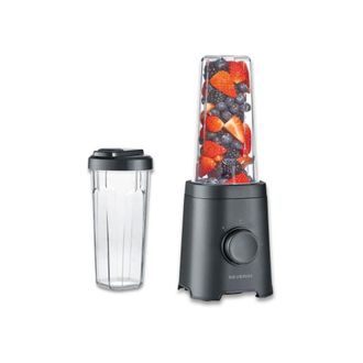 Severin Sm3753 Mix & Go Batidora Port&aacute;til 320 W Negro 2 Velocidades + Pulse Con 2 Botellas (gourdes) Tritan 600 Ml