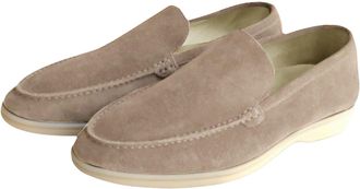 Generic Slip On Loafers Shoes Men, Wide Fit Moccasins Men MenS Casual Flat Canvas Business Driving Slippers Round Head Soft Lightweight Solid Color Suede Shoe